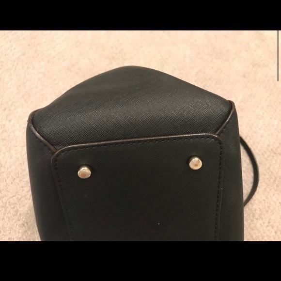 Kate spade ♠️ black leather tote. - Picture 2 of 5